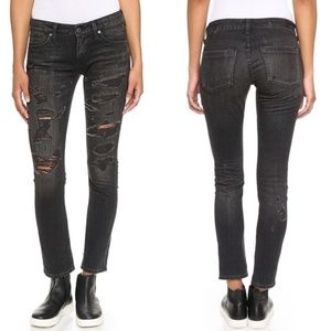 NEW AGOLDE Chloe Low Rise Slim Liverpool Sz 25